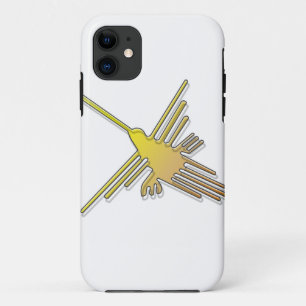 Golden Nazca Lines Hummingbird iPhone 11 Hoesje