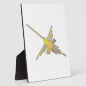 Golden Nazca Lines Hummingbird Fotoplaat (Zijkant)