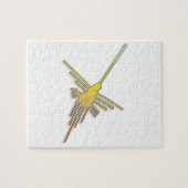 Golden Nazca Lines Hummingbird Legpuzzel (Horizontaal)