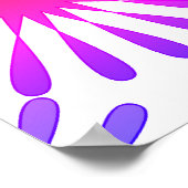 Golden Nazca Lines Hummingbird Poster (Hoek)