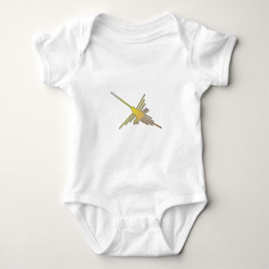 Golden Nazca Lines Hummingbird Romper (Voorkant)