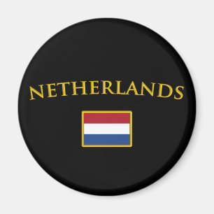 Golden Nederland Magneet