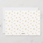 Golden New Year Greeting Card Feestdagenkaart (Achterkant)