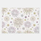 Golden New Year  Inpakpapier Vel (Voorkant 3)