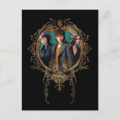 Golden Newt, Tina en Leta Art Deco Portrait Briefkaart (Voorkant)