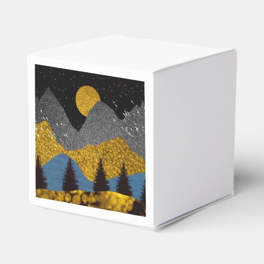 Golden Night Bedankdoosjes (Achterkant)