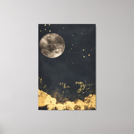 Golden Night Canvas Afdruk (Voorkant)