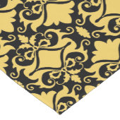 Golden Night Damask Bows Korte Tafelloper (Hoek)
