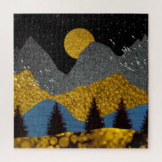 Golden Night Legpuzzel (Verticaal)