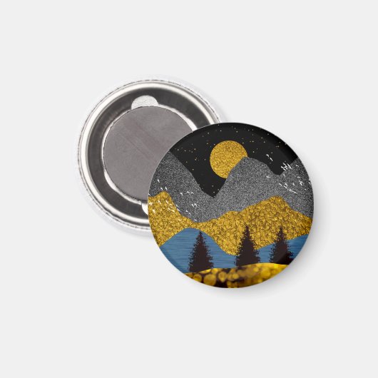 Golden Night Magneet (Voorkant / Achterkant)