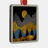 Golden Night Metalen Ornament (Rechts)