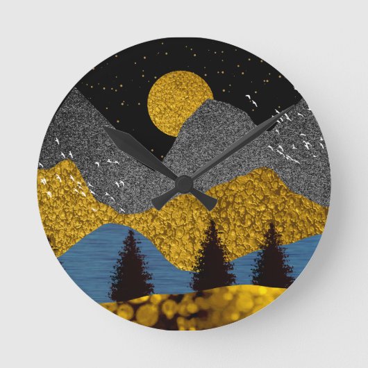 Golden Night Ronde Klok (Voorkant)