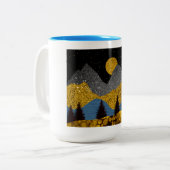 Golden Night Tweekleurige Koffiemok (Voorkant links)