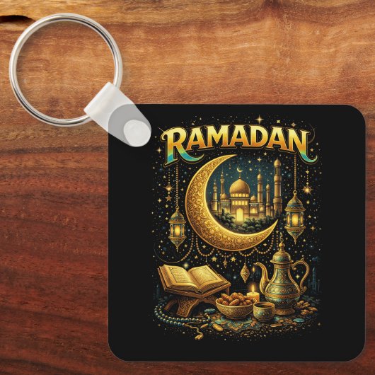 Golden Nights of Ramadan Sleutelhanger (Voorkant)