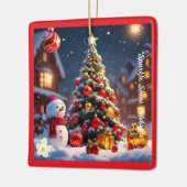 "Golden Noel" Keramisch Ornament (Links)