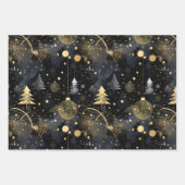 Golden Noir Christmas  Inpakpapier Vel (Voorkant 2)