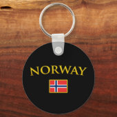 Golden Noorwegen Sleutelhanger (Voorkant)