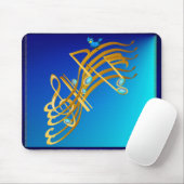 Golden Notes Mousepad Muismat (Met muis)