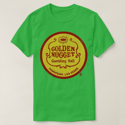 Golden Nugget Gambling Hall Las Vegas T-shirt (Design voorkant)