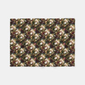 Golden Nutcrackers Fleece Deken (Voorkant (Horizontaal))