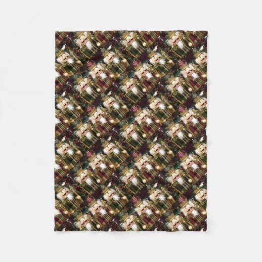 Golden Nutcrackers Fleece Deken (Voorkant)