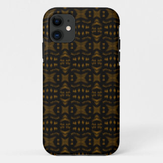 Golden Obsidian Tribal Ikat Pattern Case-Mate iPhone Case