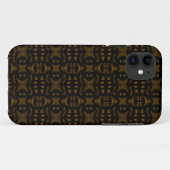 Golden Obsidian Tribal Ikat Pattern Case-Mate iPhone Case (Achterkant (horizontaal))