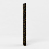 Golden Obsidian Tribal Ikat Pattern Case-Mate iPhone Case (Achterkant/rechts)
