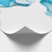 Golden oceaangolven. Rijke heldere abstracte afbee Cadeaupapier (Hoek)