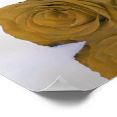 Golden Ochre Roos 6 Tafelbruiloft Poster (Hoek)