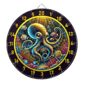Golden Octopus Reef Adventure Dartboard Dartbord (Voorkant)