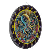 Golden Octopus Reef Adventure Dartboard Dartbord (Voorkant Links)