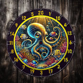Golden Octopus Reef Adventure Dartboard Dartbord