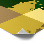 Golden Oerwoud Camo Poster (Hoek)