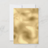 Golden Oerwoud Paars Elegant Bridal Birthday Kaart (Achterkant)