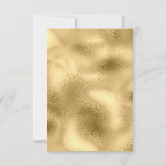 Golden Oerwoud Paars Elegant Bridal Birthday Kaart (Achterkant)