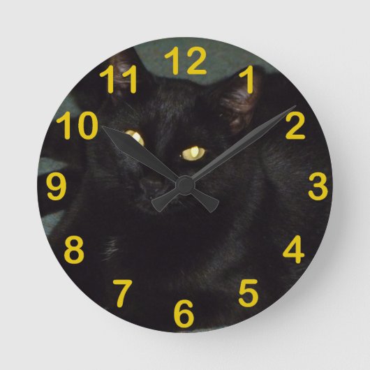 Golden ogen ronde klok (Voorkant)