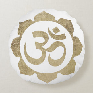 Golden Ohm Rond Kussen