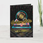 Golden Oldie Birthday Card Kaart (Voorkant)