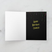 Golden Oldie Birthday Card Kaart (Binnen)