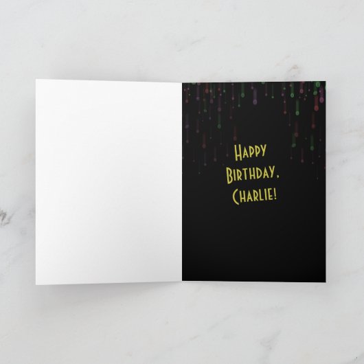 Golden Oldie Birthday Card Kaart (Binnen)