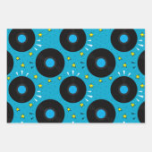 Golden Oldie Retro Vinyl Records Inpakpapier Vel (Voorkant)