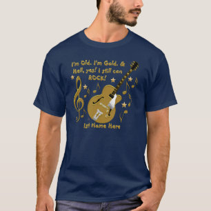 Golden Oldies Guitar Rocks - Gepersonaliseerd T-shirt