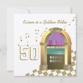 Golden Oldies Juke Box Kaart (Voorkant)