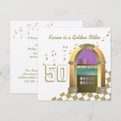 Golden Oldies Juke Box Kaart (Voorkant / Achterkant)