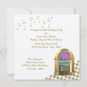 Golden Oldies Juke Box Kaart (Achterkant)