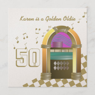Golden Oldies Juke Box Kaart