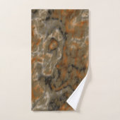 Golden Olive Abstract Bad Handdoek (Handdoek)