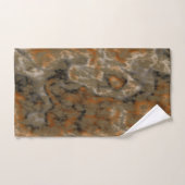 Golden Olive Abstract Bad Handdoek (Handdoek)
