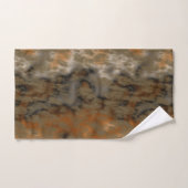 Golden Olive Abstract Bad Handdoek (Handdoek)